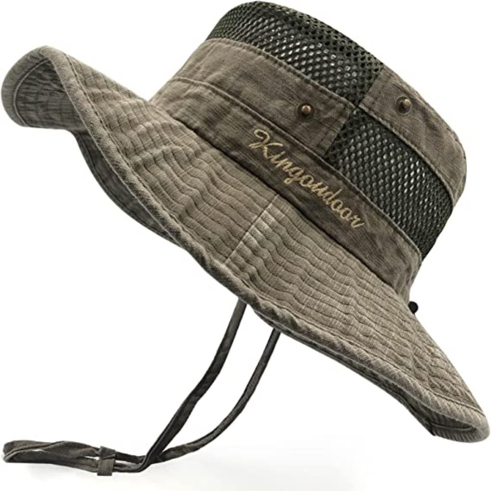 Fishing Hat Sun Protection  Bucket Hat for Men Women Breathable Wide Brim Packab